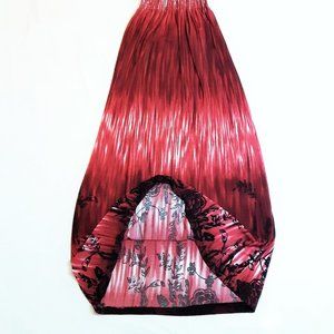 Fuschia Maxi Boho Summer Flowy Blue Dress NWOT Medium